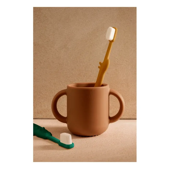 Brosse à dents Fabio - Set de 2 | Yellow mellow/Garden green