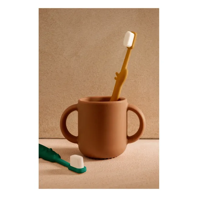 Spazzolino da denti Fabio - Set di 2 | Yellow mellow/Garden green