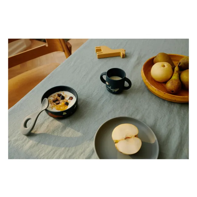 Set vaisselle Vivi en silicone - Set de 4 | Arctic Sea/Ocean view