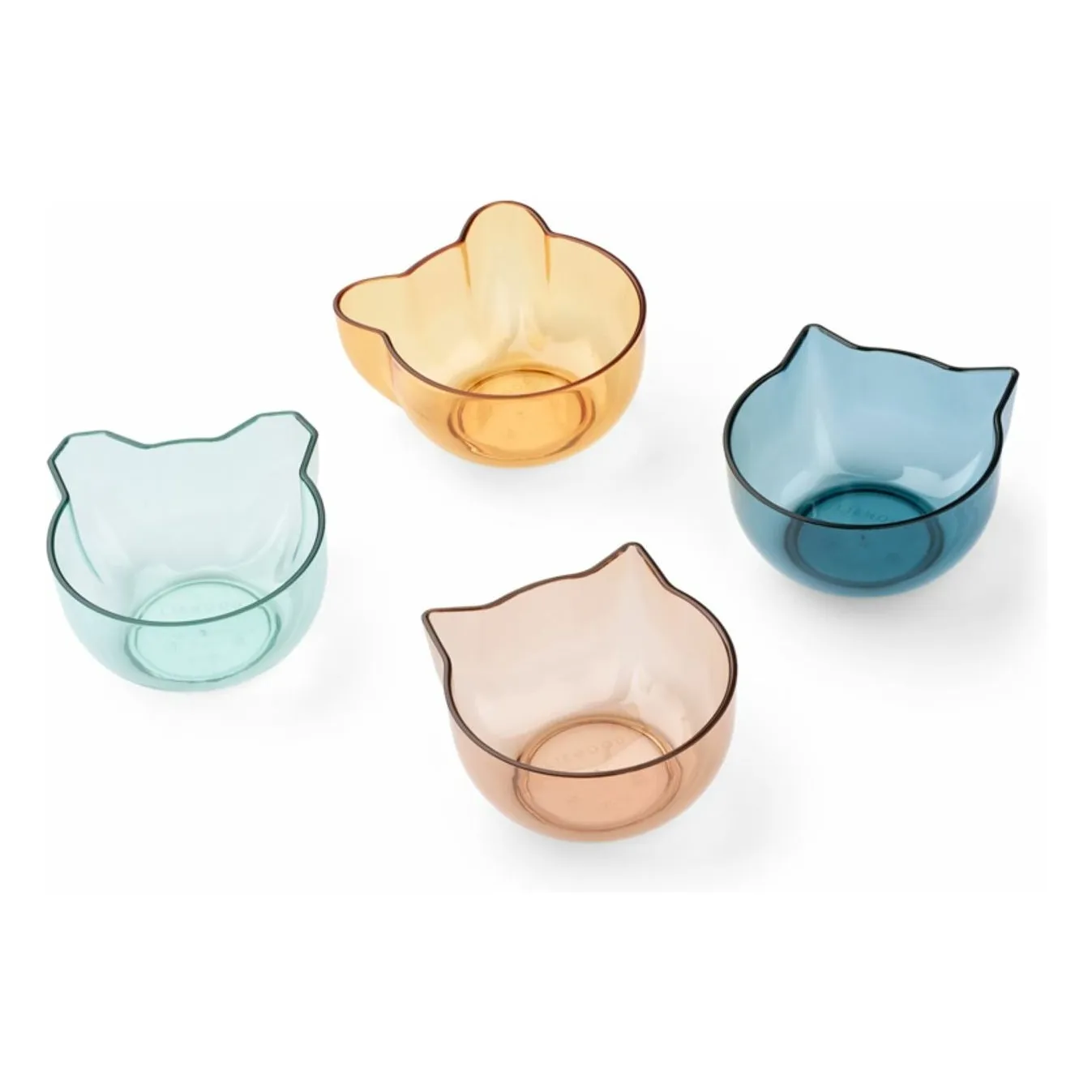Liewood Indigo Blue Multi Mix Berno Tritan Bowls - Set Of 4