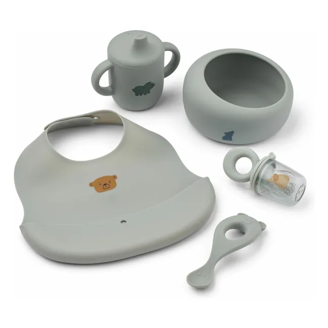 Set repas Mileah | Dove blue