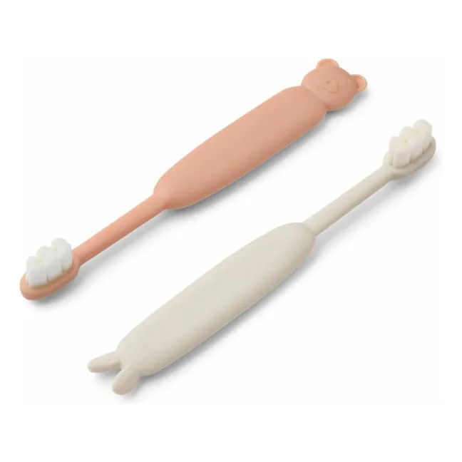 Toothbrush Fabio - Set of 2 | Pale tuscany/Sandy