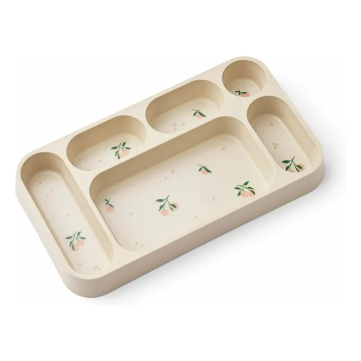 Plato compartimentado Mosu | Peach/Sea shell- Imagen del producto n°0