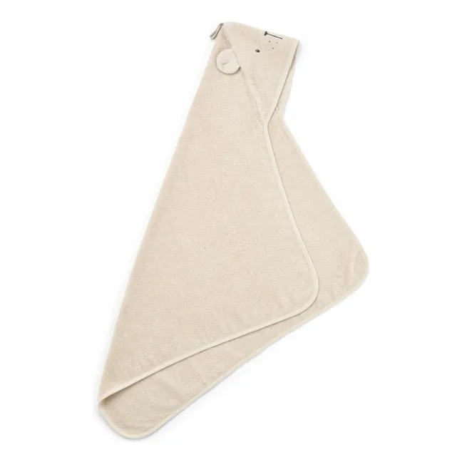 Albert bath cape in organic cotton | Sandy