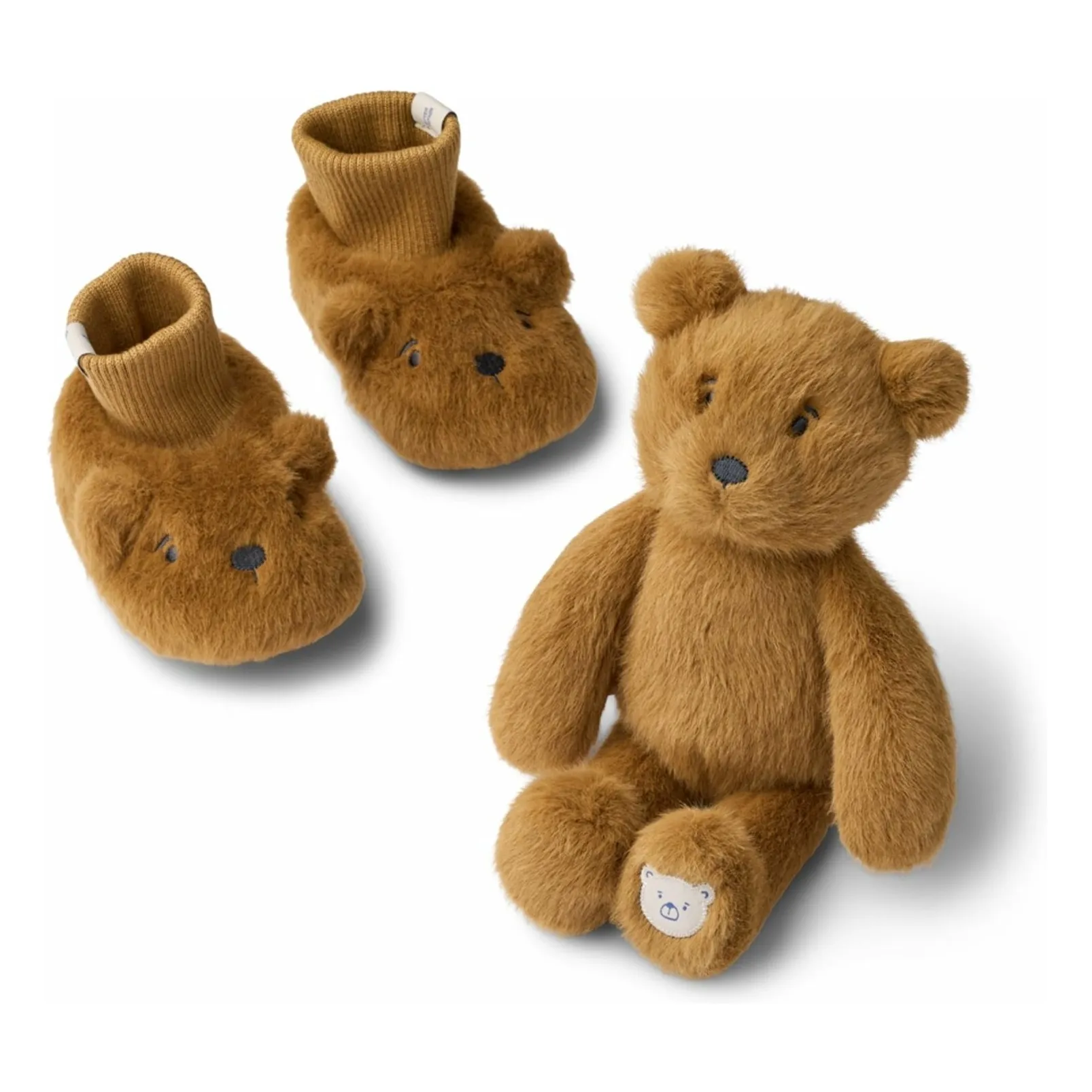 Liewood Golden Caramel Basim Teddy Bear Gift Set