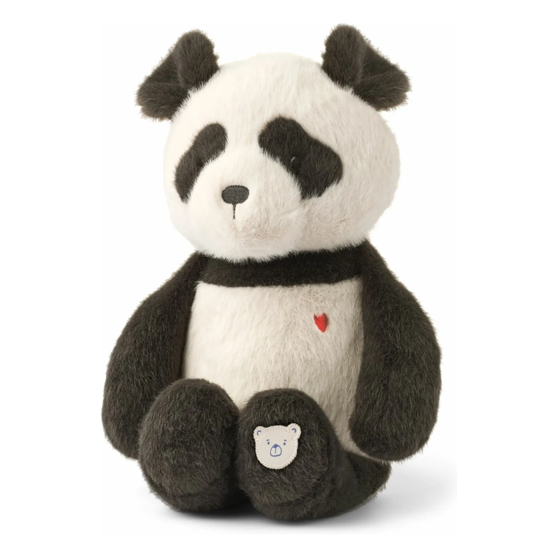 Peluche Berto Panda | Sandy/Dark grey- Image produit n°0
