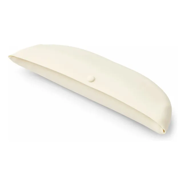 Baberos de silicona Ember - Juego de 2 | Elephant/Creme de la creme