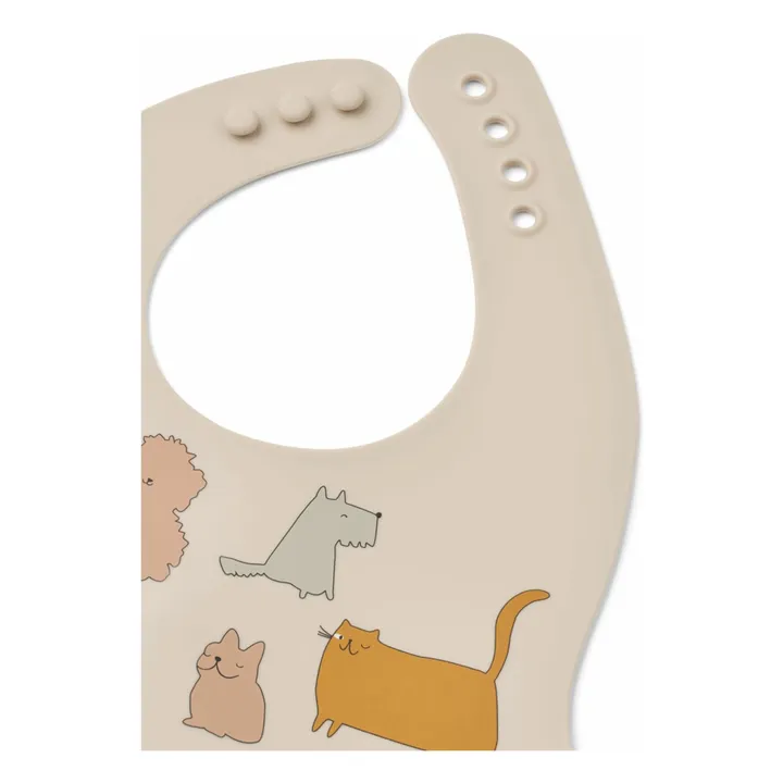 Ember Silicone Bibs - Set of 2 | Cats and Dogs/Sandy- Product image n°2