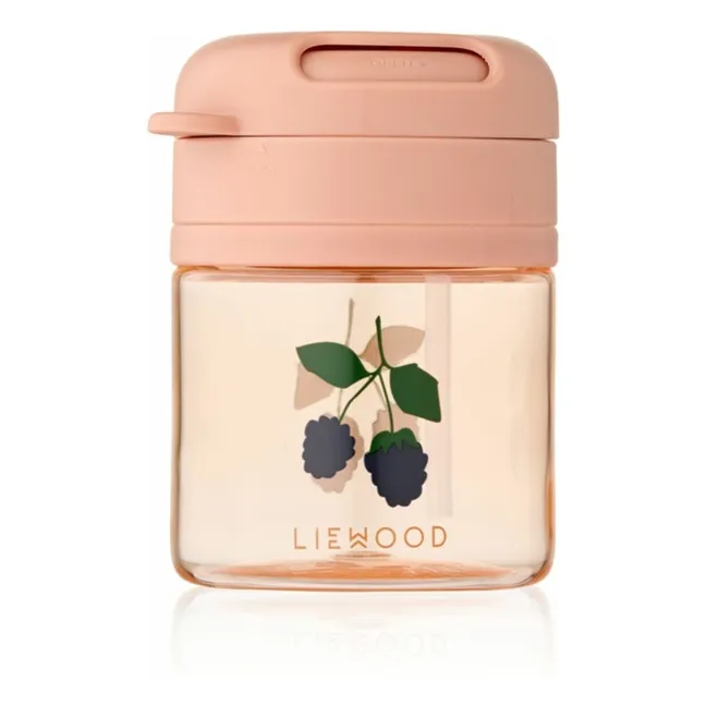 Pavia straw cup in tritan | Berry/Pale Tuscany