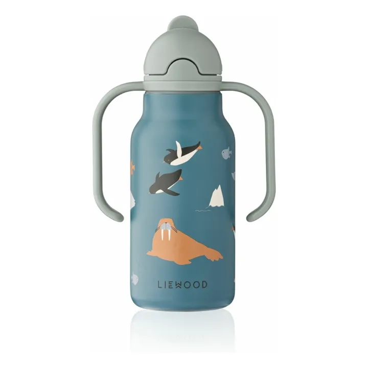 Liewood Kimmie Steel Water Bottle Elephant - Creme de la Creme