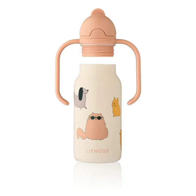 Kimmie Wasserflasche aus Edelstahl - 250 ml  | Cats and Dogs/Sandy