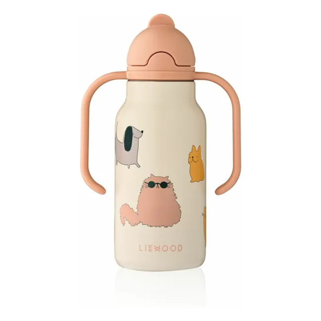 Kimmie Wasserflasche aus Edelstahl - 250 ml  | Cats and Dogs/Sandy