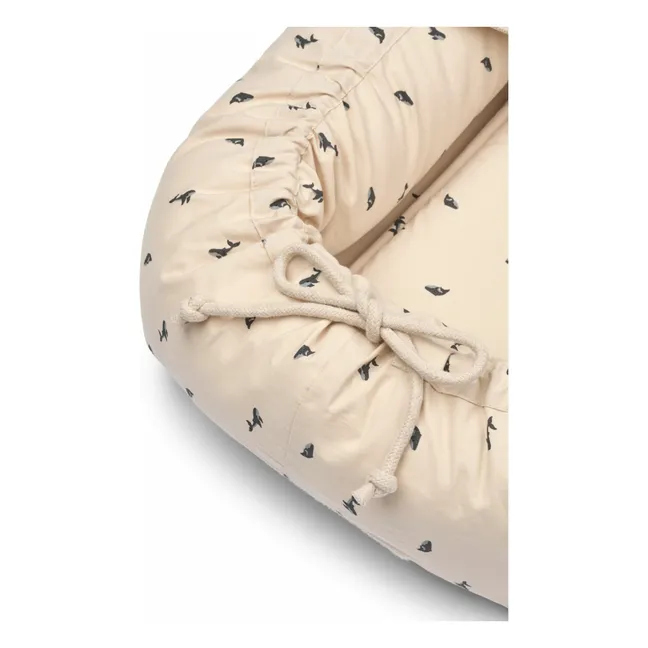 Couffin souple Gro | Mini whale/Sandy