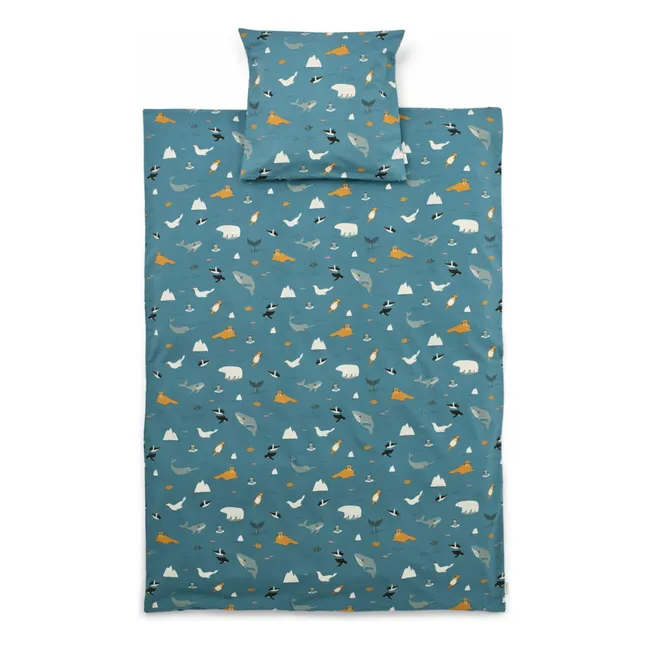 Parure de lit en coton bio | Arctic Sea/Ocean view