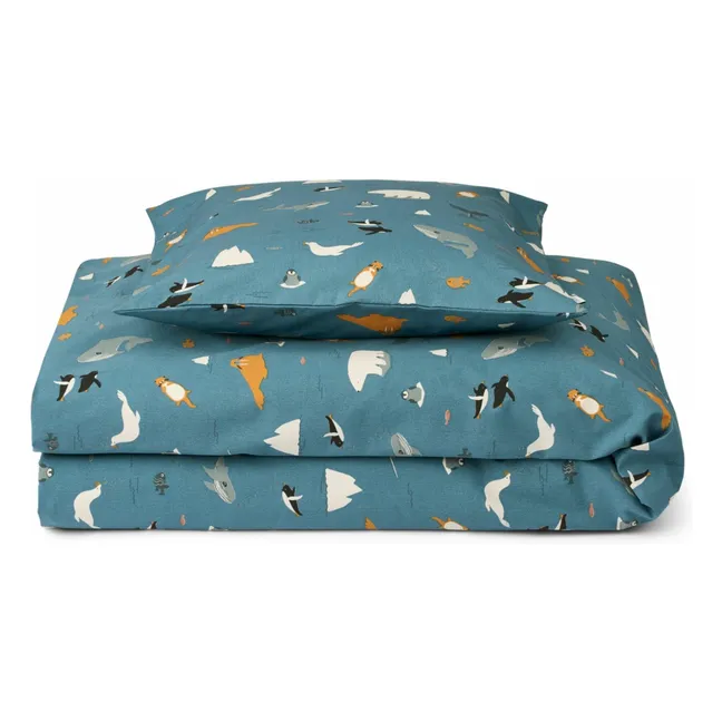 Parure de lit en coton bio | Arctic Sea/Ocean view