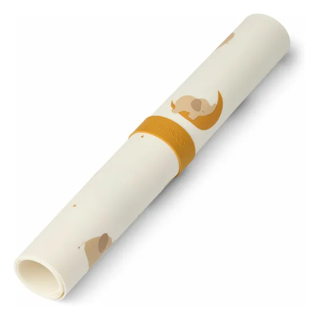 Set de table Jude en silicone | Elephant/Creme de la creme