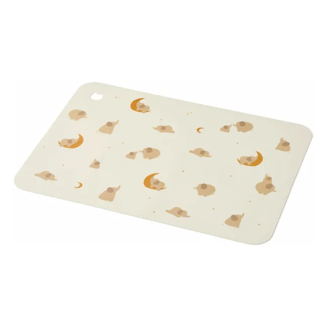 Set de table Jude en silicone | Elephant/Creme de la creme