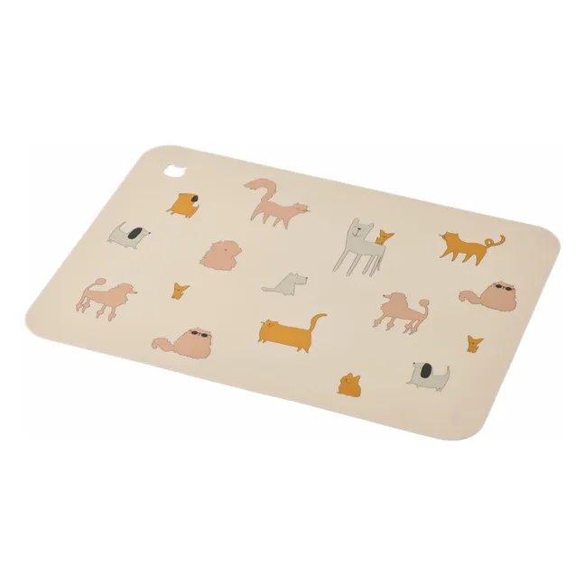 Set de table Jude en silicone | Cats and Dogs/Sandy