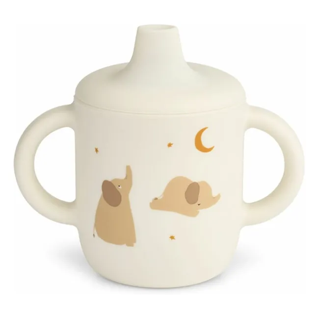 Taza de entrenamiento de silicona Neil | Elephant/Creme de la creme