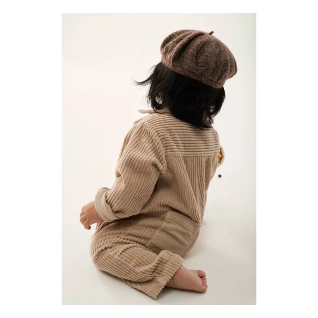 Combinaison Trento Velours Côtelé | Beige chiné