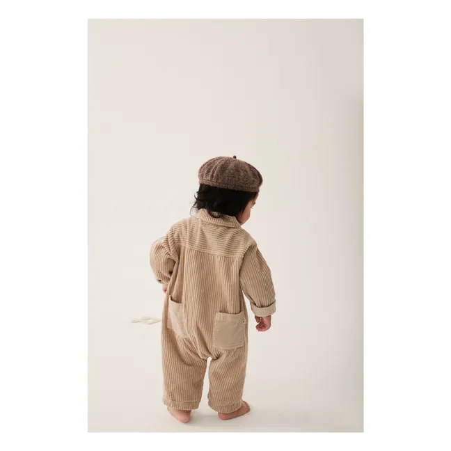 Combinaison Trento Velours Côtelé | Beige chiné