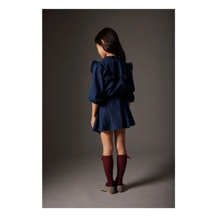 Nicole blouse | Denim- Product image n°2