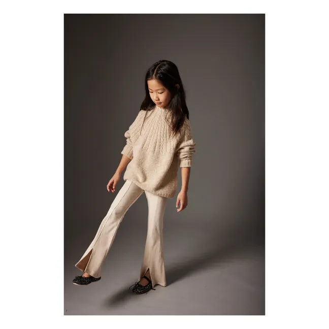 Carmen sweater | Heather beige