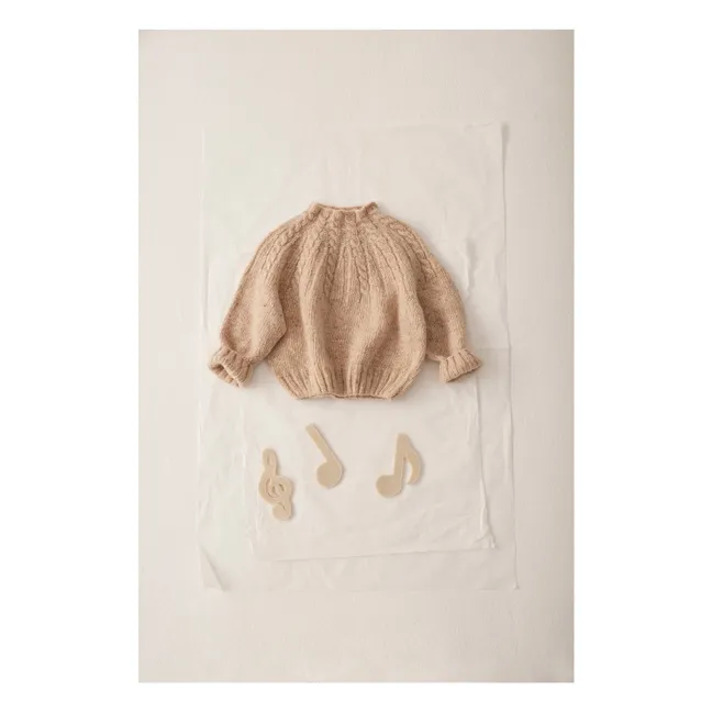 Pull Carmen Mini | Beige chiné