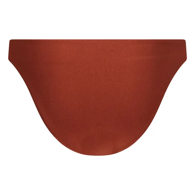 Bas de Maillot Echancré Lena | Terracotta