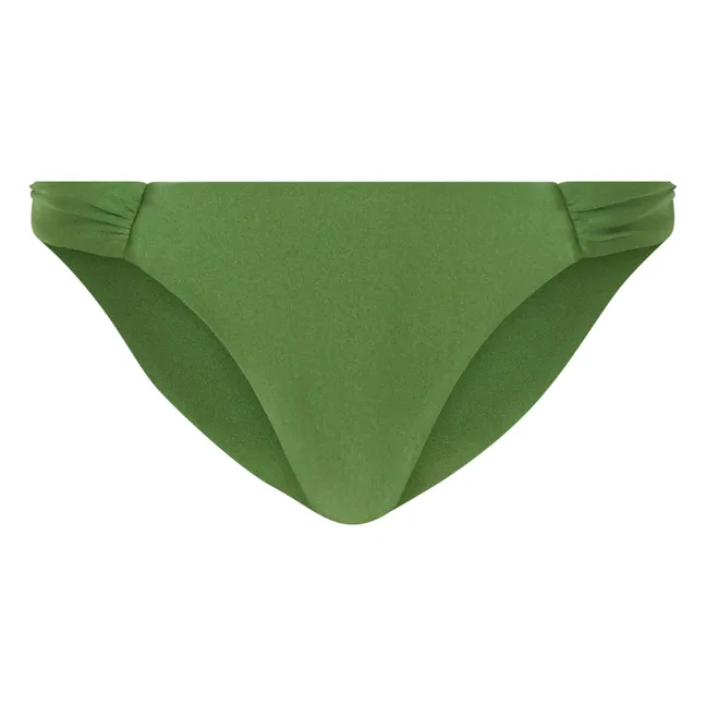 Bas de Maillot Echancré Lena | Vert prairie