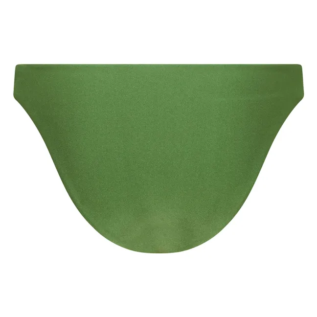 Bas de Maillot Echancré Lena | Vert prairie