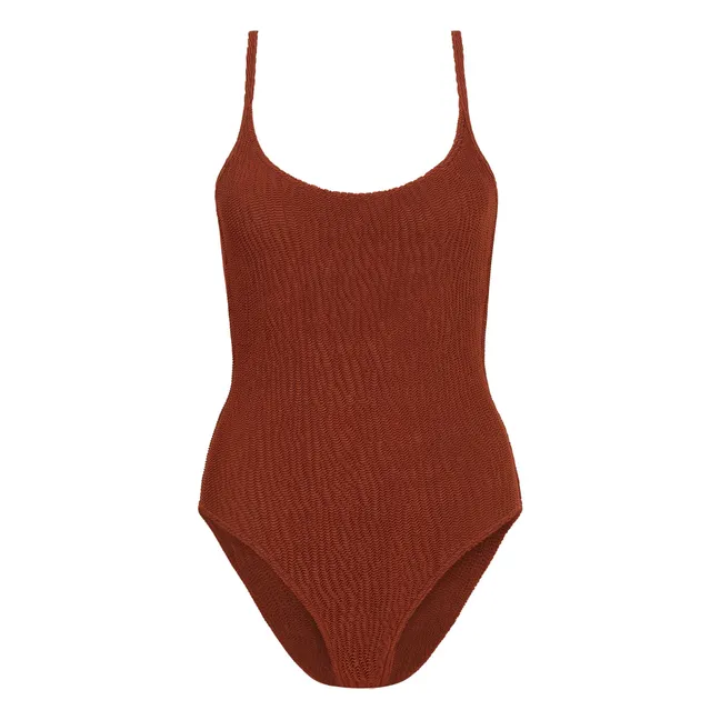 Maillot 1 Pièce Marcia | Terracotta