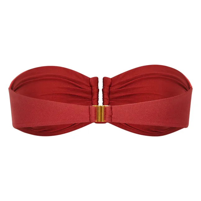 Haut de Maillot Bandeau Blake | Bois de rose