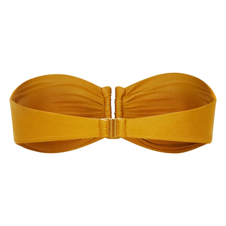 Haut de Maillot Bandeau Blake | Doré- Image produit n°3