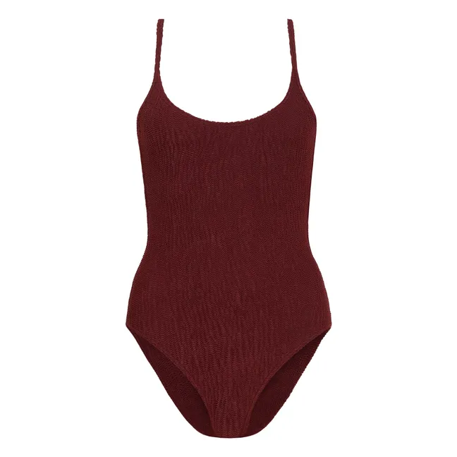 Maillot 1 Pièce Marcia | Aubergine
