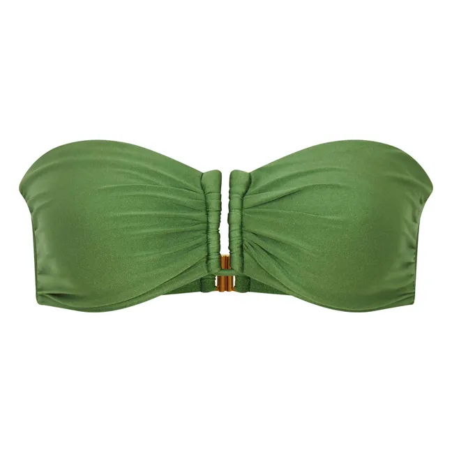 Haut de Maillot Bandeau Blake | Vert prairie