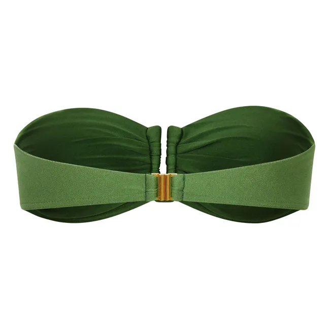 Haut de Maillot Bandeau Blake | Vert prairie