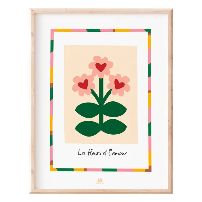 Affiche les Fleurs et l'Amour | Sable