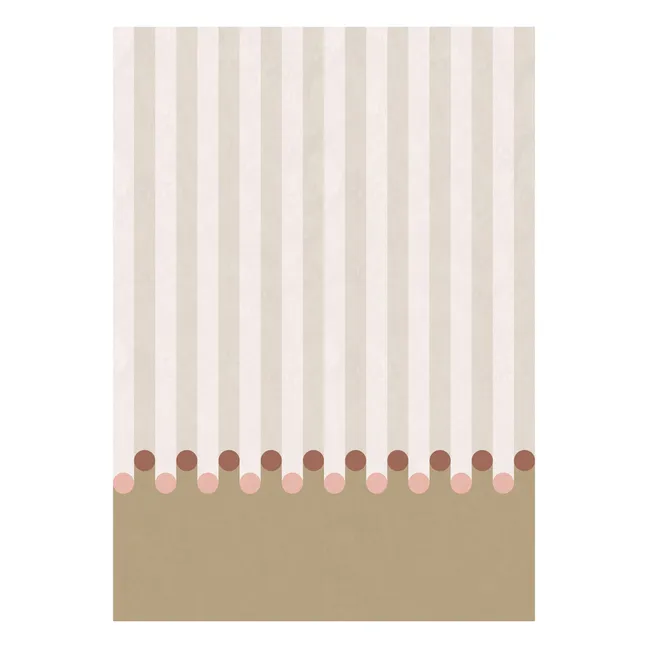 Dott wallpaper - 4 lès | Beige