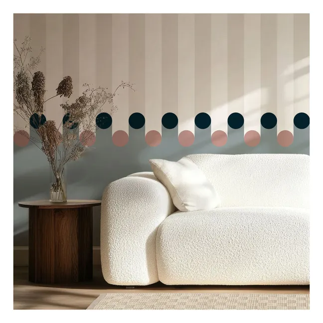 Papel pintado Dott - 2 lès | Azul