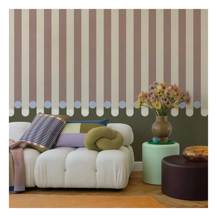 Papel pintado Dott - 2 lès | Verde Kaki- Imagen del producto n°1