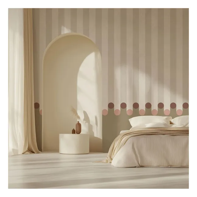 Papel pintado Dott - 2 lès | Beige