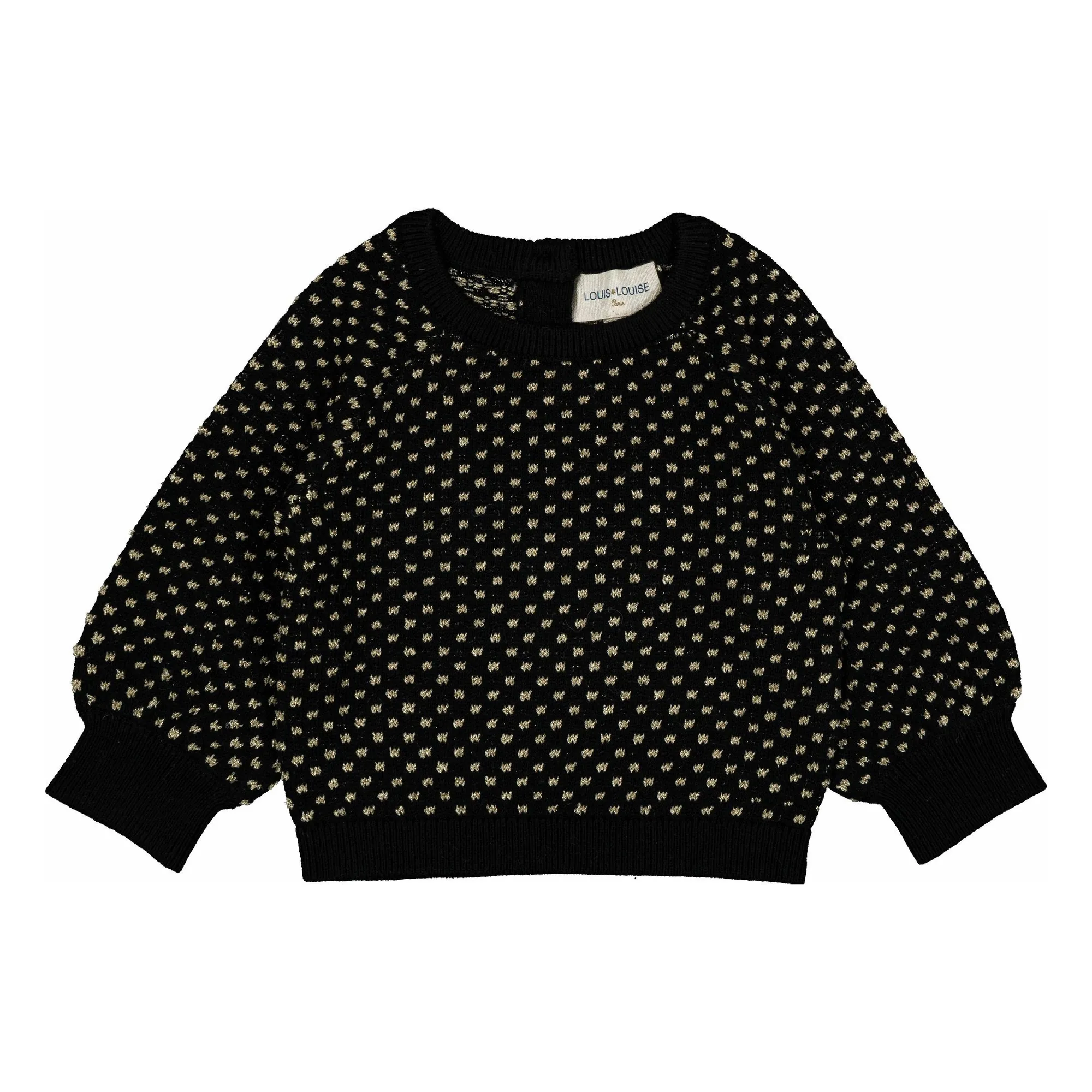 Louis Louise Black Elia Mini Sweater