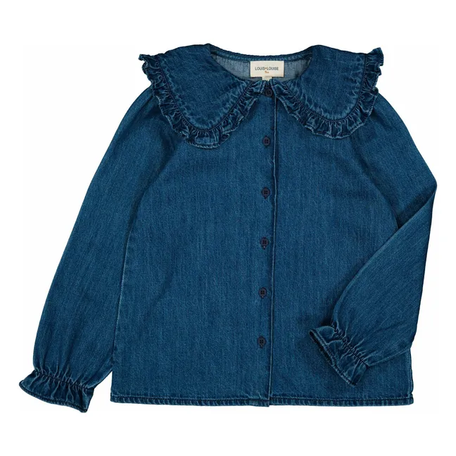 Sybillou-Bluse | Denim