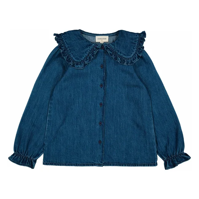 Sybillou-Bluse | Denim