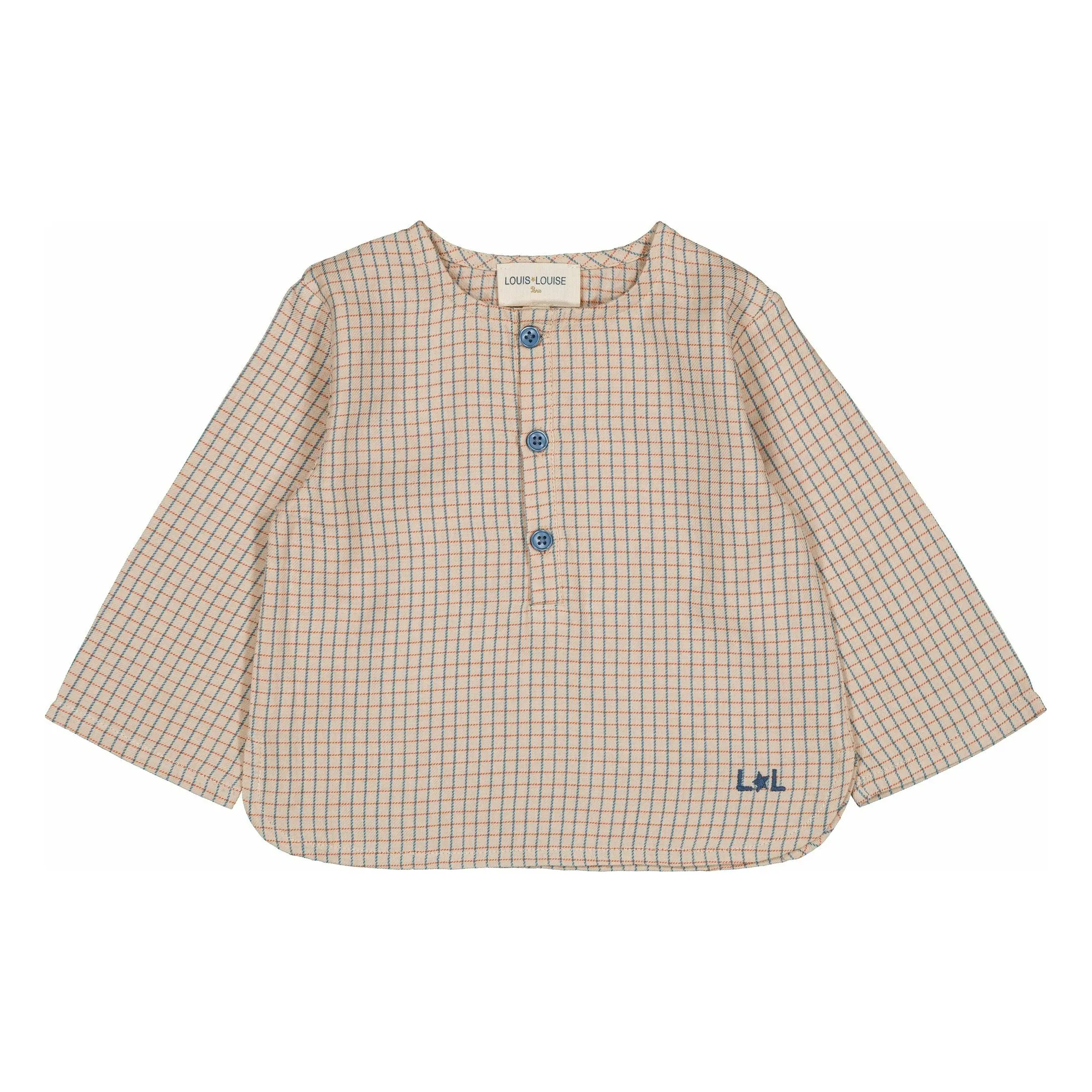 Louis Louise Beige Uncle Mini Shirt