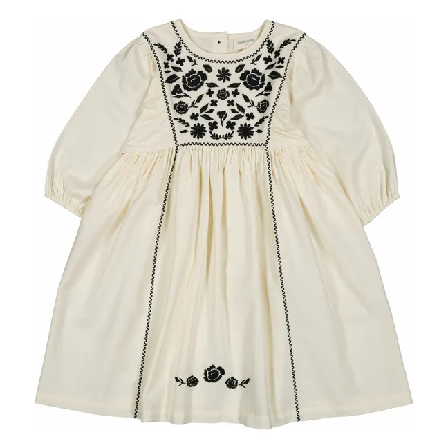 Kleid Mahani | Cremefarben