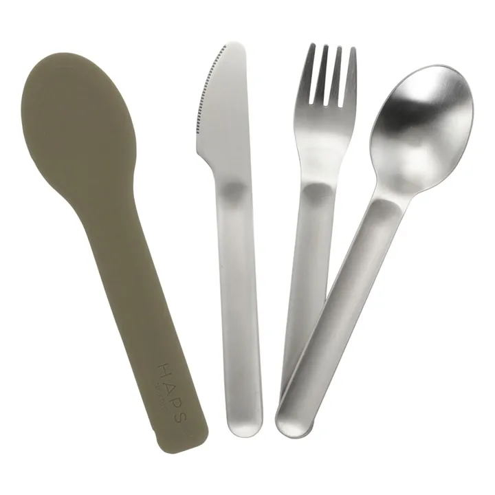 Couverts pour enfant - Set de 3 | Vert- Image produit n°0