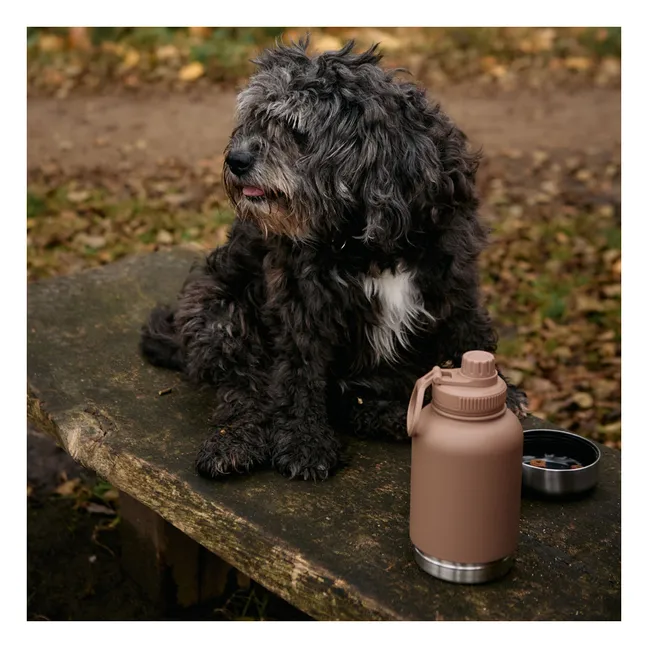 Gourde pour chien Haps Go - 900 ml | Marron
