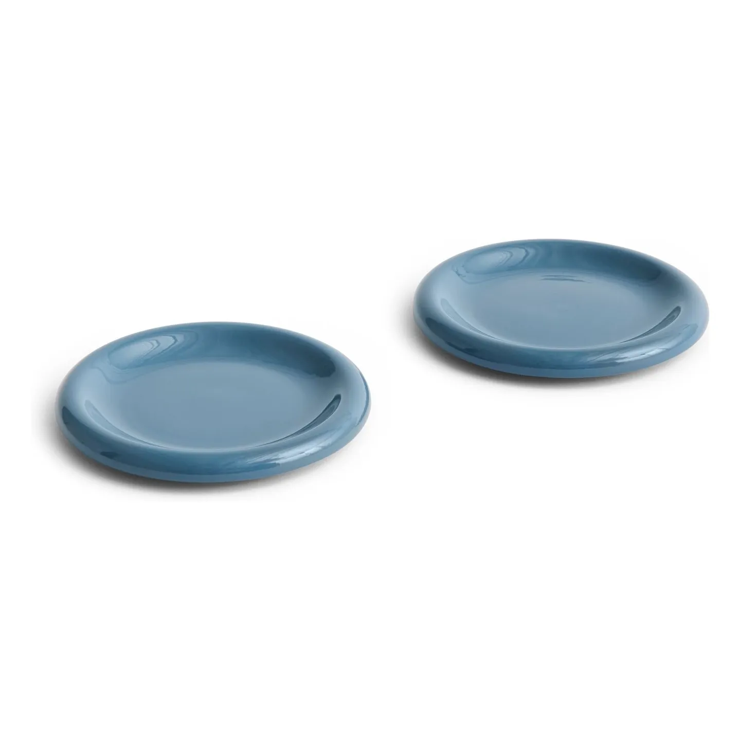 Hay Blue Barro Plates - Set Of 2